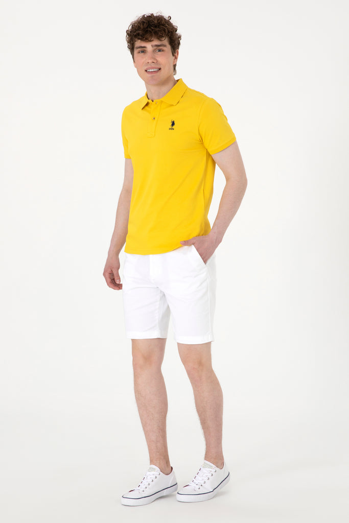 Muška-Žuta-Polo-Majica-Kratkih-Rukava-2084040VR094-3