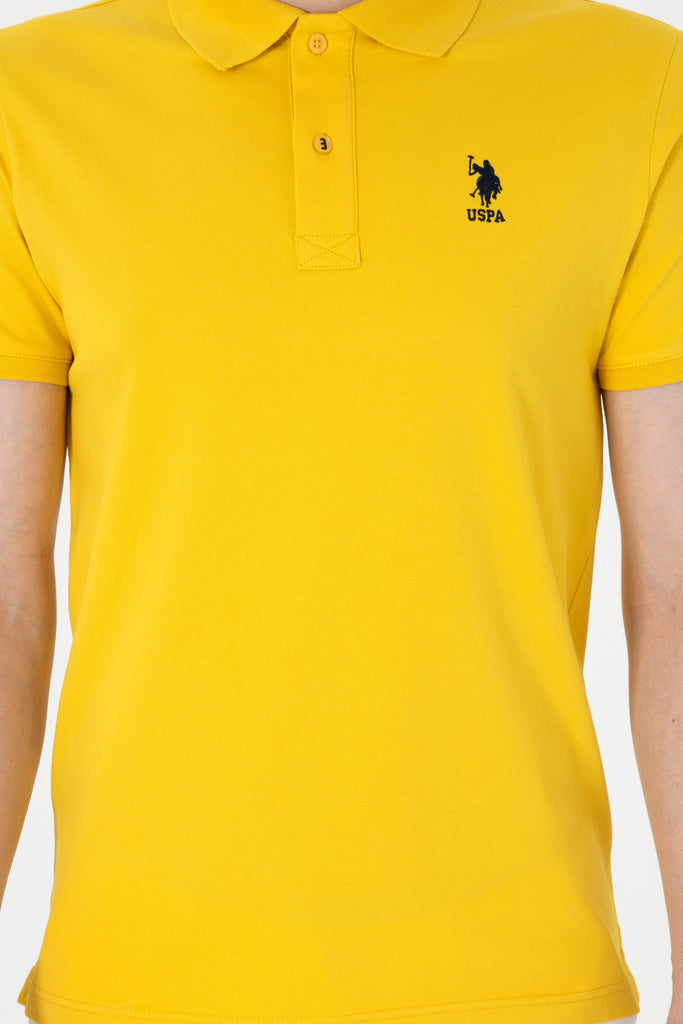 Muška-Žuta-Polo-Majica-Kratkih-Rukava-2084040VR094-6