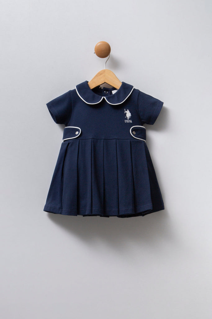 Teget-Plava-Haljina-Za-Bebe-USB2460-NAVY-1