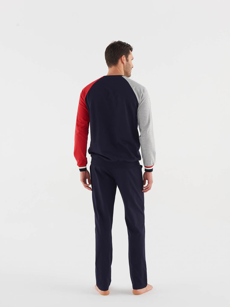 Muška-Teget-Plava-Pidžama-18601-NAVY-3